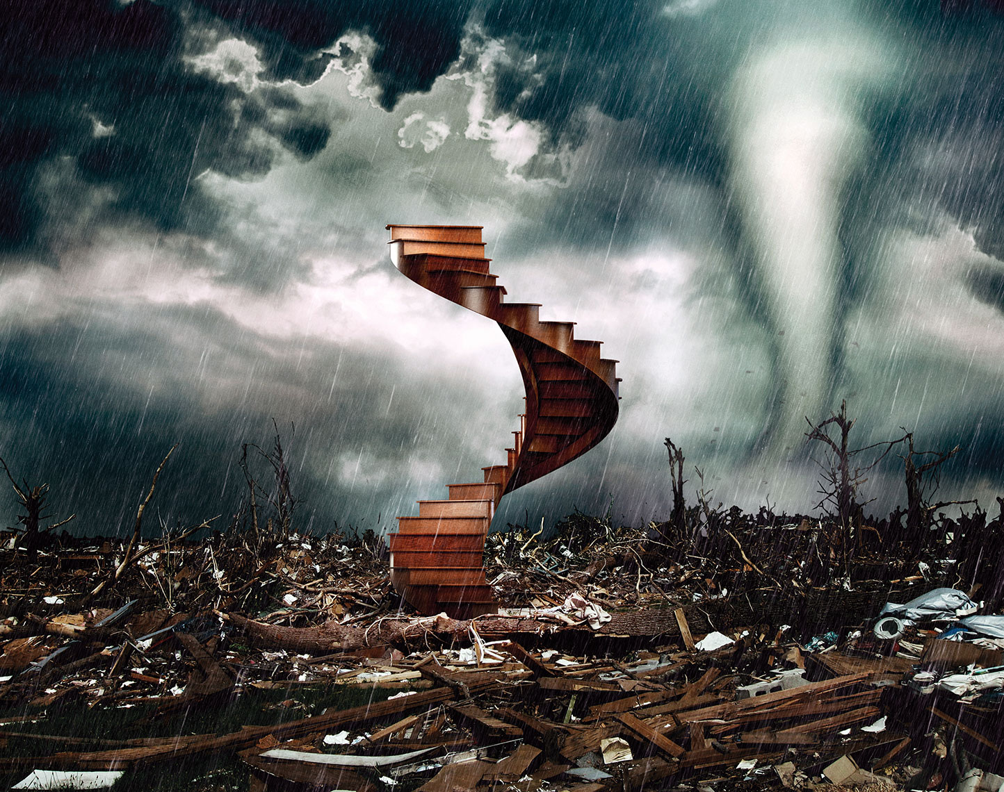 Photography, Photo Illustration, Digital Imaging, Composition, Color Grading, Creative Retouching and Retoucher for Cramer-Krasselt-Staircase