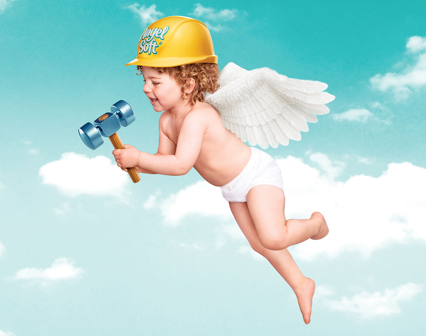 Photography, Photo Illustration, Digital Imaging, Composition, Color Grading, Creative Retouching and Retoucher for DDB-Angel-Soft-Hammer